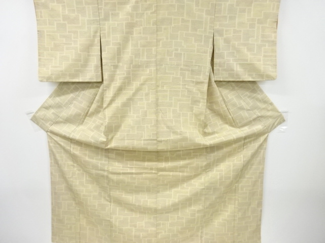 抽象模様織り出し西陣お召着物